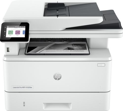 HP - Laserjet Pro MFP 4102dw - Multifunctionele Printer - Zwart - EU-Steker