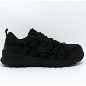 Skechers Bulklin Ayak industriële schoen voor dames, Zwart Textiel Synthetisch, 41 EU