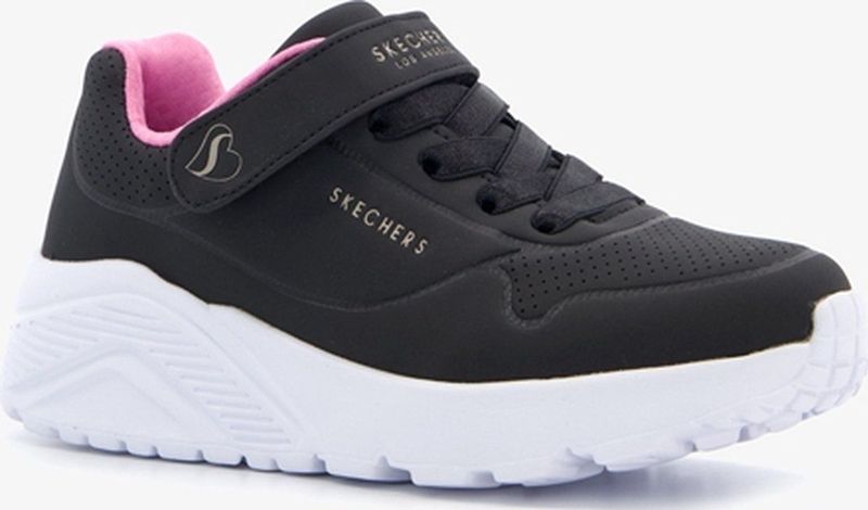 Skechers - Uno Lite - Sneakers - Zwart - Textiel