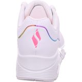Skechers UNO-Electric Lines Sneakers voor dames, Wit meerkleurig., 35 EU