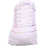 Skechers UNO-Electric Lines Sneakers voor dames, Wit meerkleurig., 35 EU