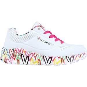 Skechers - Street One Lite - Casual - Wit - Synthetisch Durabuck