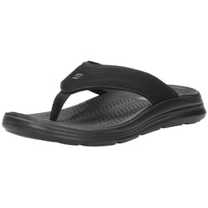 Skechers Sargo Relaxed Fit slippers zwart - Maat 48
