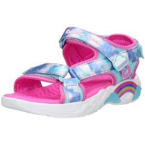 Skechers Rainbow Racer meisjes sandaal - Blauw multi - Maat 29