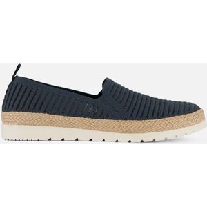 Skechers - Bobs Flexpadrille - Instappers - Blauw - Textiel - 100% Vegan