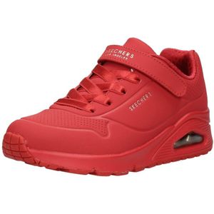 Skechers Uno-Air Blitz Meisjes Sneakers - Rood - Maat 30