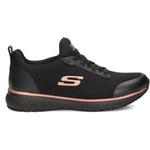 Skechers Squad Sr Dames Sneakers Zwart