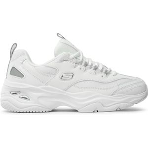 Skechers - D'Lites 4.0 Fresh - Damestrainers - Wit/Grijs