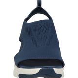 Skechers - Damessandalen - Navy Knit - 35 EU - Arch Fit-binnenzool