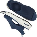 Skechers - Damessandalen - Navy Knit - 35 EU - Arch Fit-binnenzool