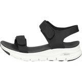 Skechers - Arch Fit - Sandalen - Zwart - Stof - Klittenband