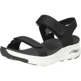 Skechers - Arch Fit - Sandalen - Zwart - Stof - Klittenband