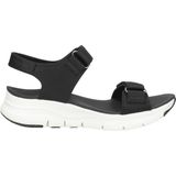 Skechers - Arch Fit - Sandalen - Zwart - Stof - Klittenband