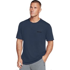Skechers Dri-Release SKX Tee M1TS274-NVY Mannen Marineblauw T-shirt