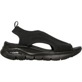 Skechers - Damessandalen - Zwart - Arch Fit - Gezondheidsslippers
