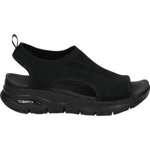 Skechers - Damessandalen - Zwart - Arch Fit - Gezondheidsslippers