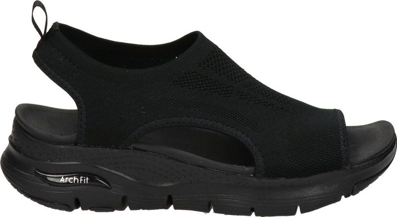 Skechers - Damessandalen - Zwart - Arch Fit - Gezondheidsslippers