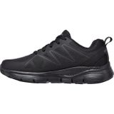Skechers - Arch Fit - Work Schoenen - Zwart - Geweven Mesh en Synthetisch Materiaal