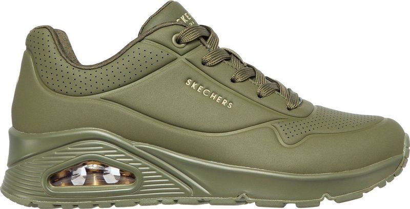 SKECHERS - Uno - Casual Schoenen - Zwart - Synthetisch - Air-Cushioned