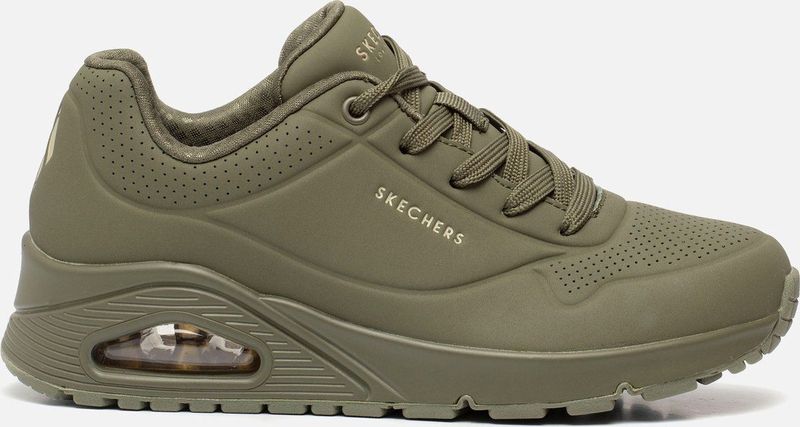 Skechers Uno - Stand On Air - maat 37 - Dames Sneakers - Olijfgroen