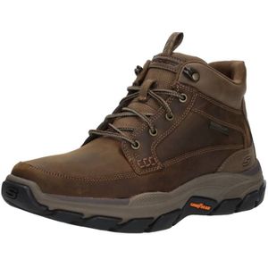 Skechers Respected Boswell Heren Sneakers Kastanjebruin
