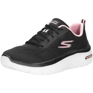 Skechers Go Walk Hyper Burst-Valar Sneaker voor dames, Zwart Textiel Roze Trim, 36 EU