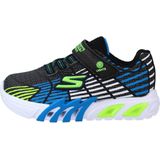 Skechers Sneakers - Zwart - Groen - Blauw - Synthetisch - Textiel - Rubber