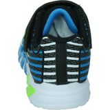 Skechers Sneakers - Zwart - Groen - Blauw - Synthetisch - Textiel - Rubber