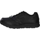 Skechers - Nampa - Heren Sneaker - Zwart - Synthetisch Pu - Vetersluiting