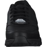 Skechers - Nampa - Heren Sneaker - Zwart - Synthetisch Pu - Vetersluiting