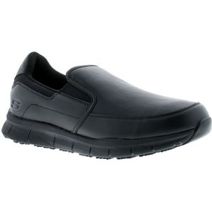 Skechers - Nampa Annod - Mocassins - Zwart - Traagschuim - Antislip