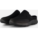 Skechers - Summits - Zwarte Clogs - Textiel - Sportieve Look