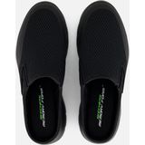 Skechers - Summits - Zwarte Clogs - Textiel - Sportieve Look