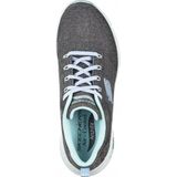 Skechers - Arch Fit Comfy Wave - Sneakers - Grey/Pink - Mesh/Synthetisch