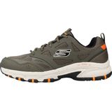 Skechers Hillcrest 237265-OLV Mannen Groen Sneakers Sportschoenen