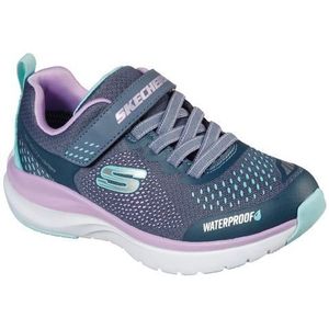 Skechers Ultra Groove Hydro Mist Sneaker voor meisjes, Grijs Textiel Multi Trim, 29 EU