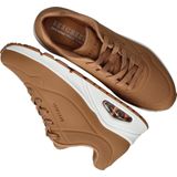 Skechers Uno-Stand on Air 73690-TAN Vrouwen Bruin Sneakers