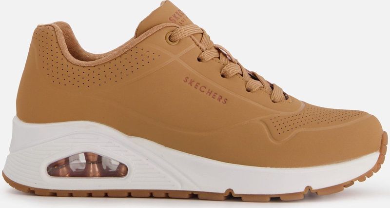 Skechers Uno-Stand on Air 73690-TAN Vrouwen Bruin Sneakers