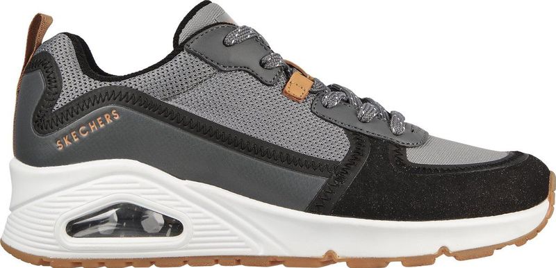 Skechers Uno - Layover Dames Sneakers - Black