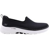 Skechers Go Walk 6 - Clear Virtue 124505-BKW, Vrouwen, Zwart, Sneakers,Sportschoenen