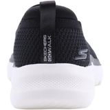 Skechers Go Walk 6 - Clear Virtue 124505-BKW, Vrouwen, Zwart, Sneakers,Sportschoenen