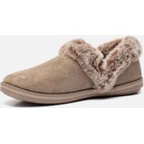 Skechers Gezellige kampvuur Verse Toast Womens Slippers 3 UK Donker Taupe, Donkere Taupe, 36 EU