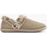 Skechers Cozy Campfire gevoerde dames pantoffels - Beige - Extra comfort - Memory Foam - Maat 36