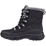 SKECHERS Snowboots - Zwart - Imitatieleer - Warm Gevoerd - Flexibele Zool