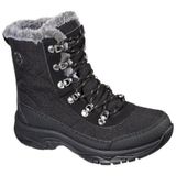 SKECHERS Snowboots - Zwart - Imitatieleer - Warm Gevoerd - Flexibele Zool