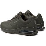 Skechers - Uno 2 - Sneaker - Olive - Duraleather - Luchtgekoelde Memory Foam