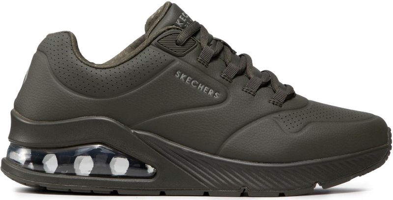 Skechers - Uno 2 - Sneaker - Olive - Duraleather - Luchtgekoelde Memory Foam