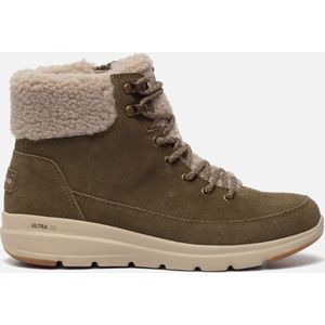 Skechers Glacial Ultra Woodlands groen winterlaarzen dames