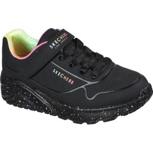 Skechers Uno Lite-Rainbow Specks Meisjes Sneakers - Zwart Multicolour