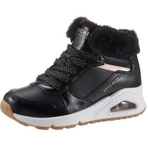 Skechers Meisjes Uno Cozy on Air Black ZWART 28